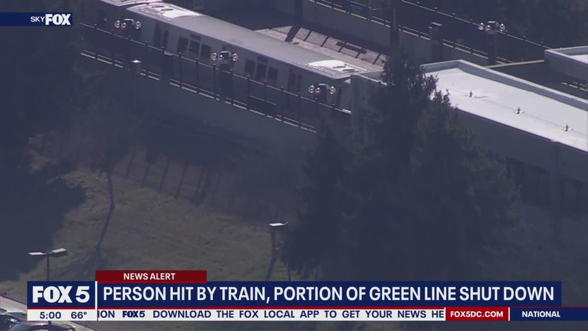 Person struck by train in Hyattsville; Green Line shut down